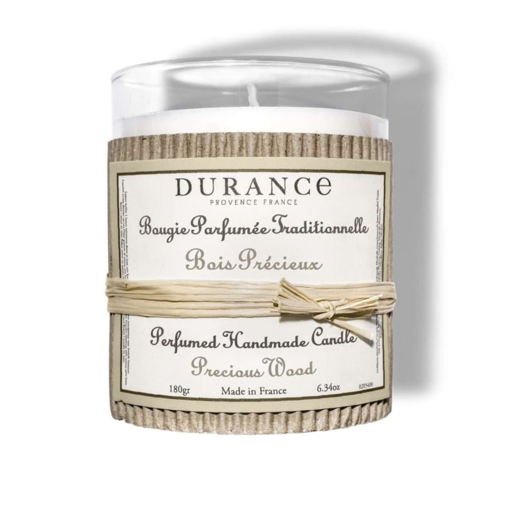 Durance Bougie parfumée bois précieux Beige Cire