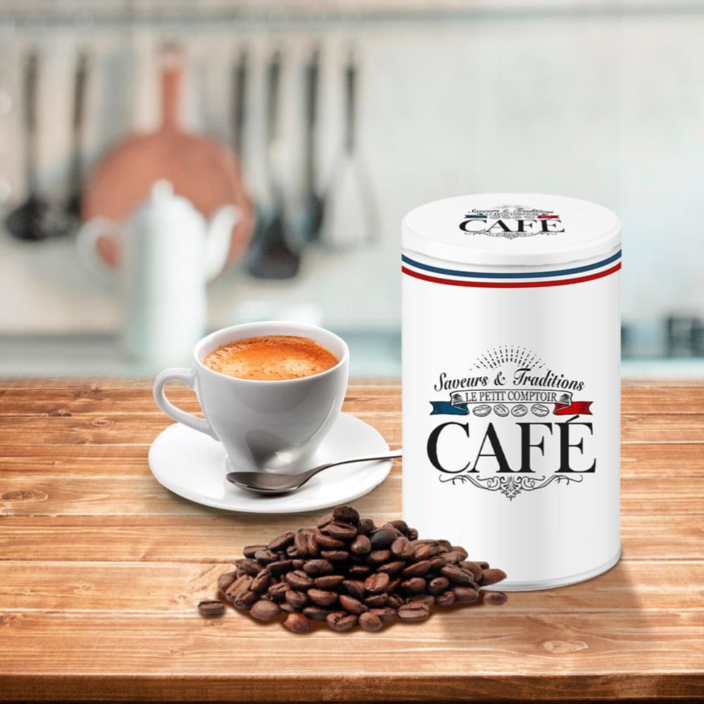 Boite blanche pour ranger le café - Maisons du Monde