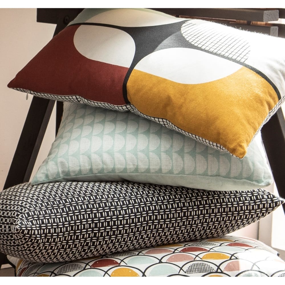 Coussin décoration imprimé en Coton Multicolore 40x40 cm — vue 3