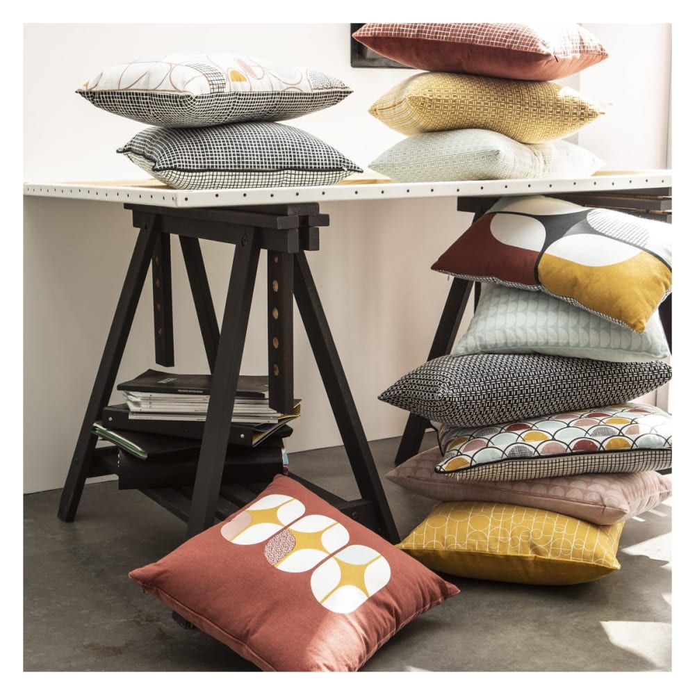 Coussin décoration imprimé en Coton Multicolore 40x40 cm — vue 4