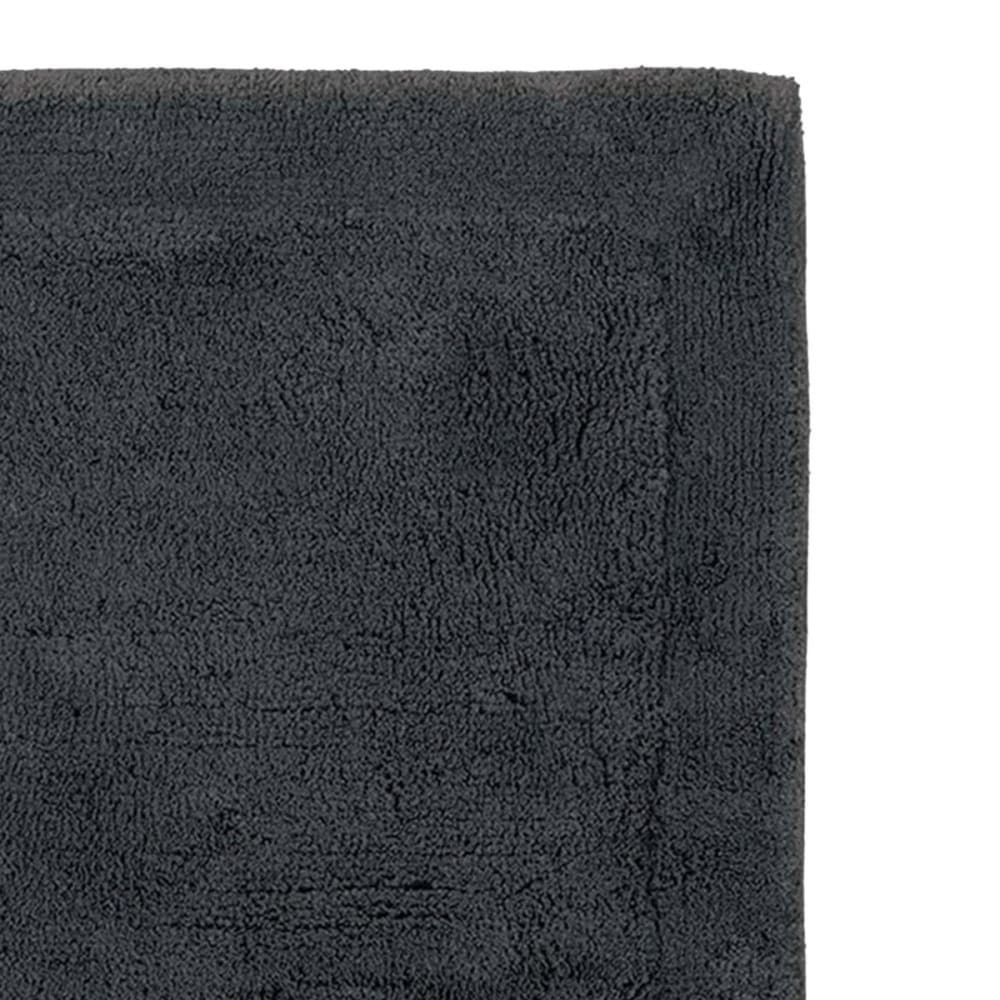 Tapis doux & épais de bain ou d'intérieur anthracite 50x80 cm — vue 3