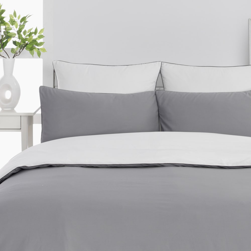 Housse de couette bicolore