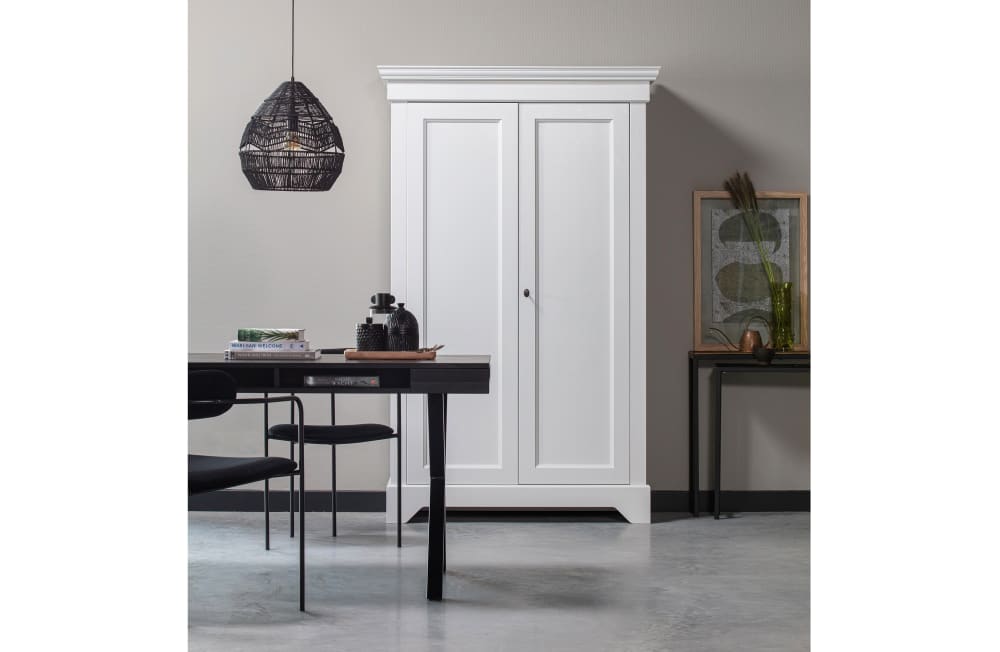 Lámpara de techo de cordón de papel negro - Maisons du Monde