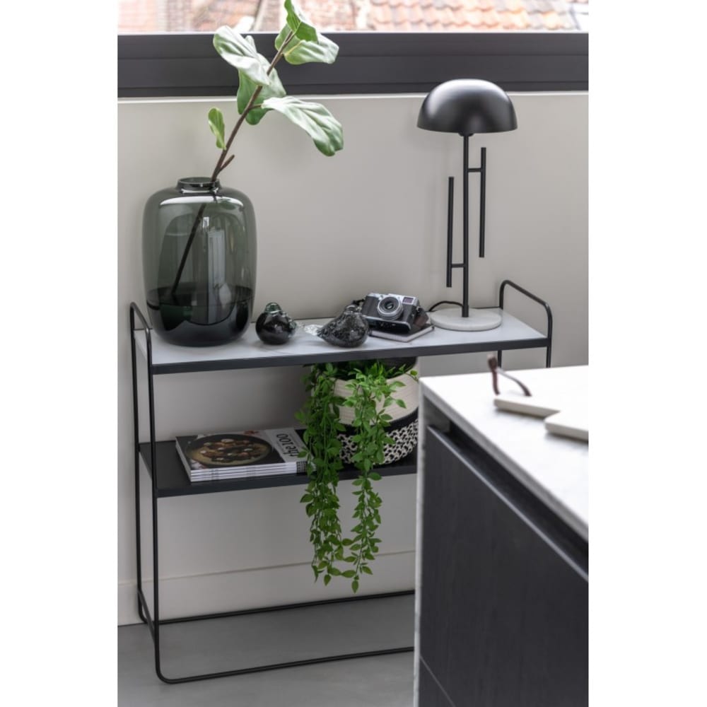 Vase verre gris H45cm - Maisons du Monde