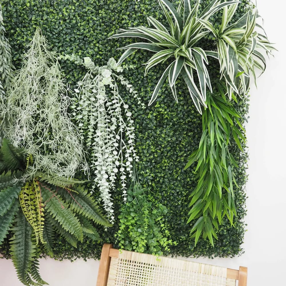 Ligne Déco Chlorophytum artificiel en bouquet 42cm style inspirations d'ailleurs Vert Pes - Polyester