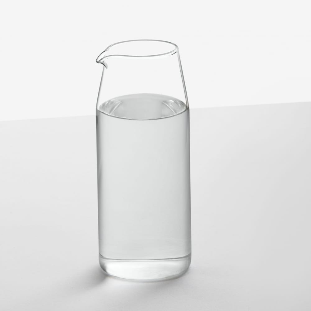 Hoher Krug aus Borosilikatglas, transparent, 1000 ml - Maisons Du