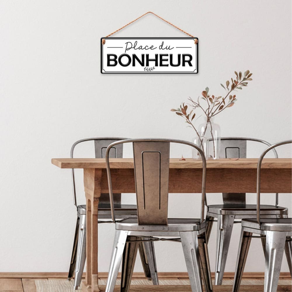 Plaque à suspendre relief 40x15cm - Maisons du Monde