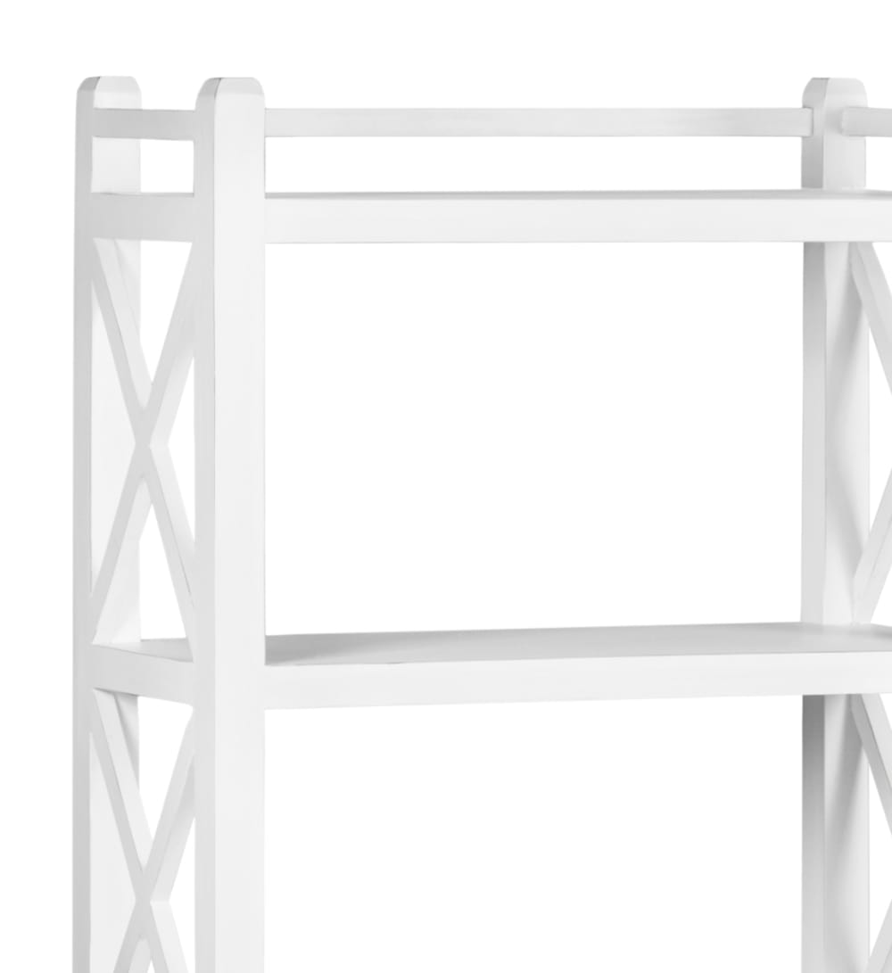 Bibliothèque en bois blanc H 150 cm - Maisons du Monde