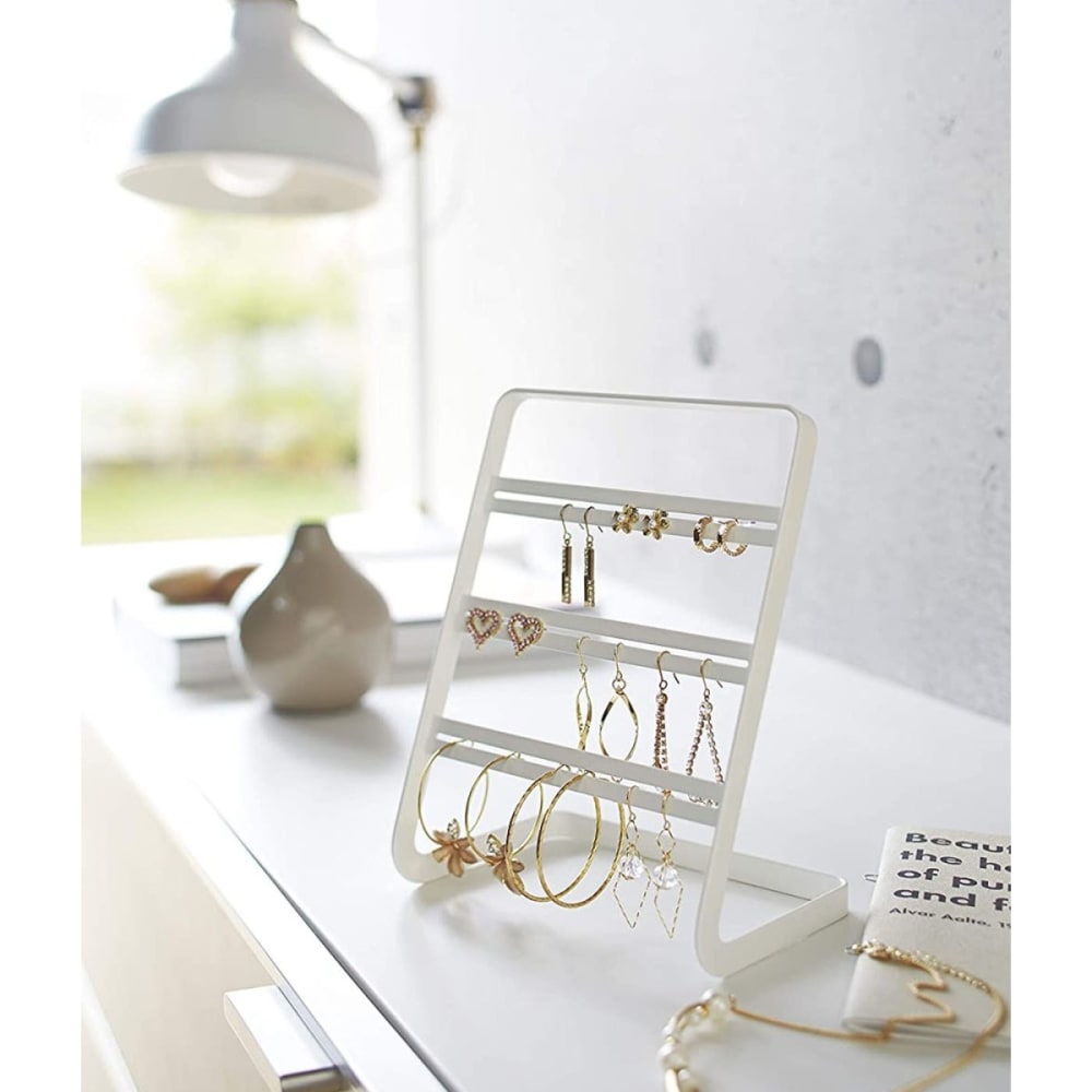 Porte boucle d'oreilles - Blanc - Maisons du Monde