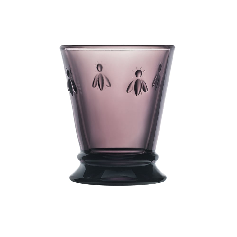 Lot 6 verres à eau aubergine