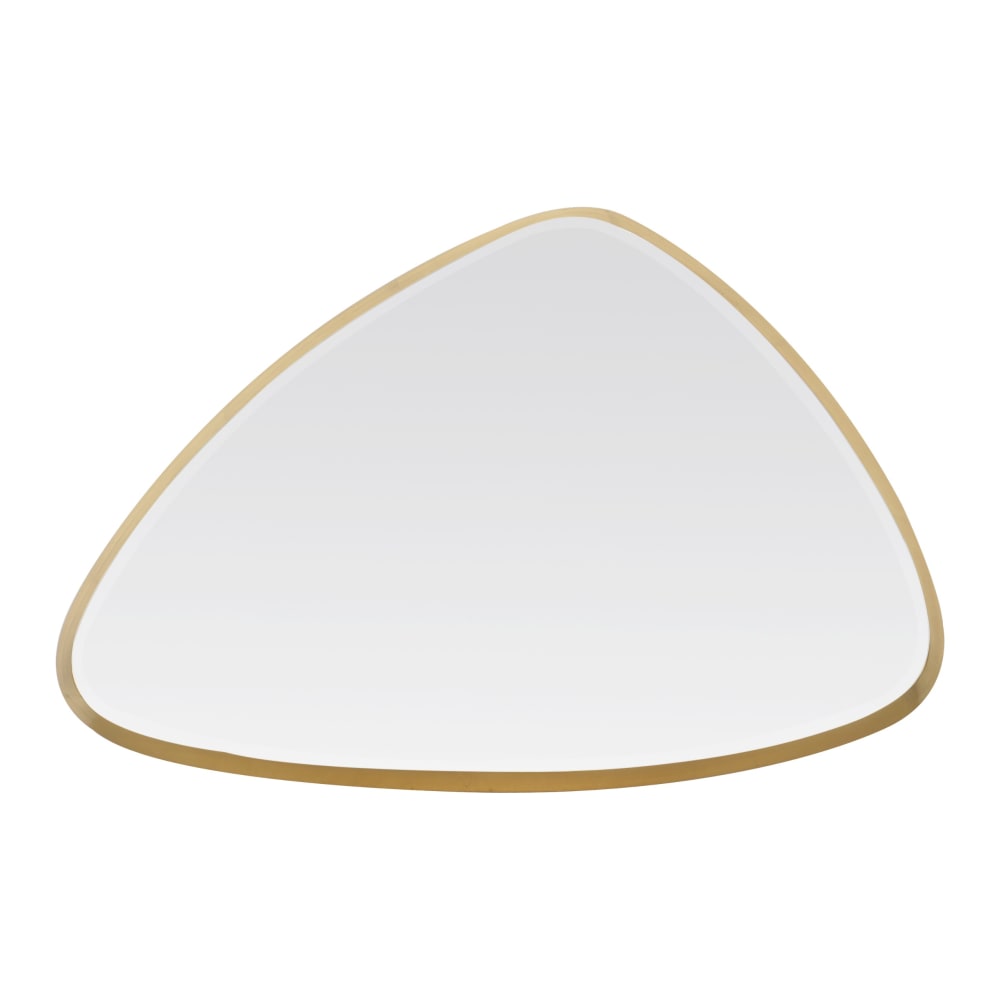 Miroir biseauté triangle 62x42x4cm dore - Maisons du Monde