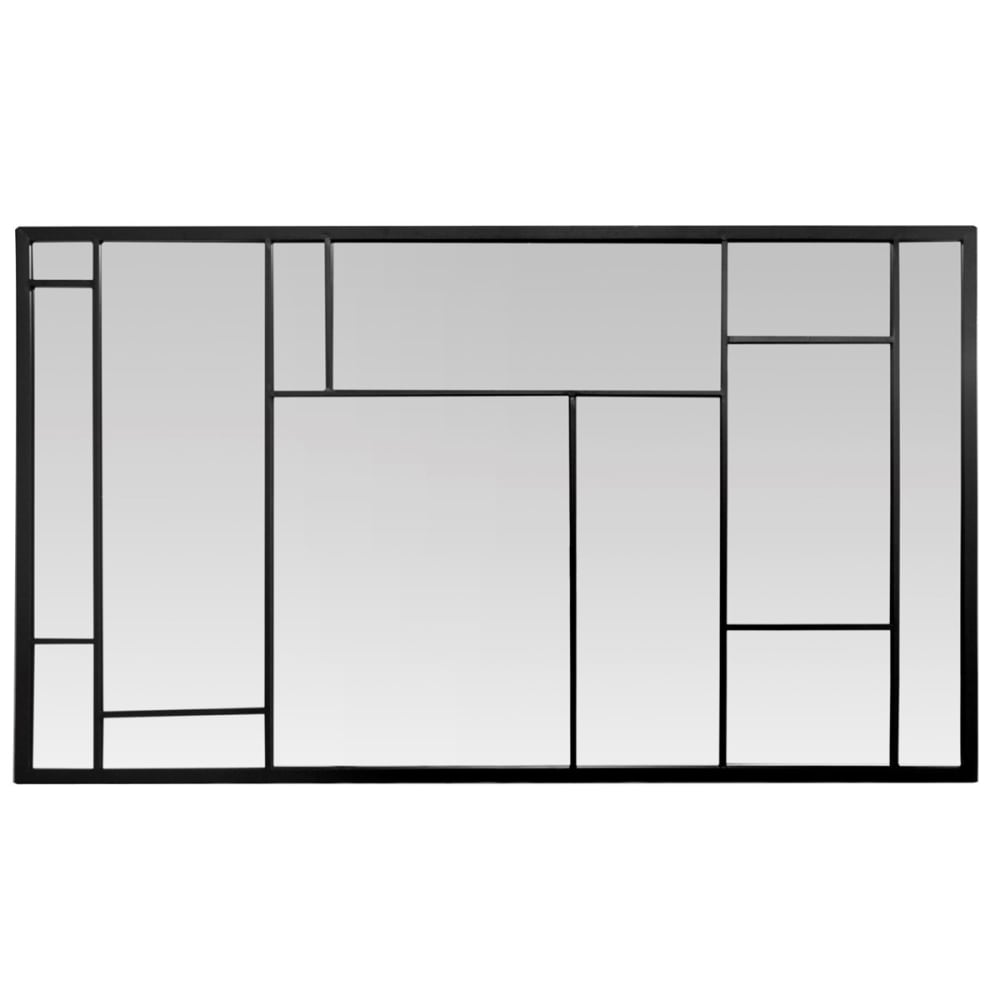 Grand miroir artiste noir 80x140cm