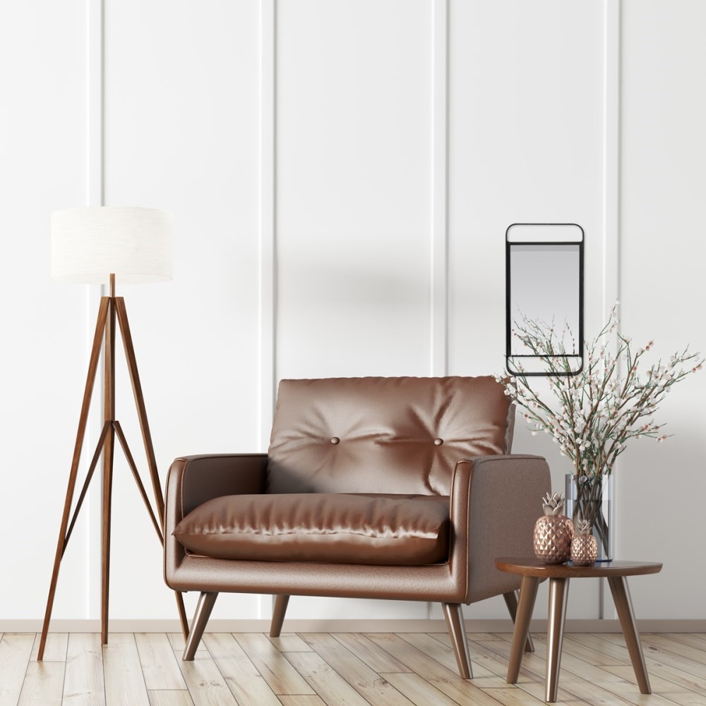 Miroir ajouré en métal noir 25x50cm - Maisons du Monde