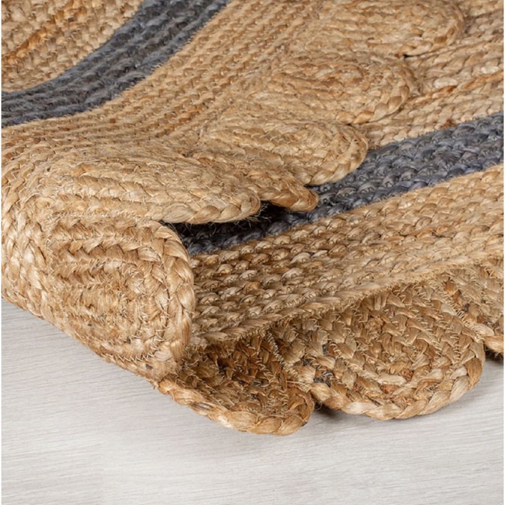 Tapis de salon en jute beige 120x170 cm — vue 4
