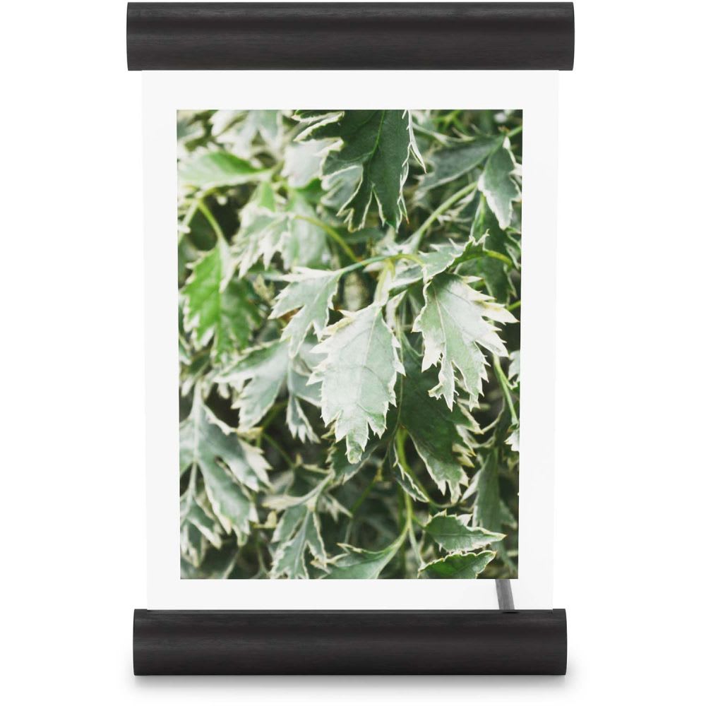 Cadre photo en bois 13 x 18 cm scroll noir - Maisons du Monde