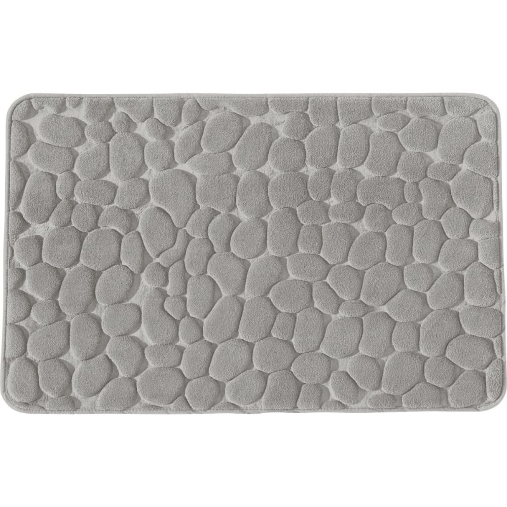 Tapis de bain galet à mémoire de forme perle 50x80cm