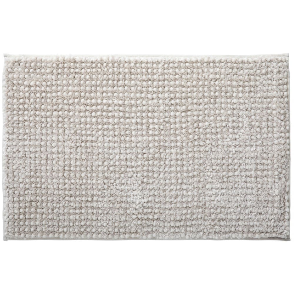 Guy Levasseur Tapis de bain chenille 50x80 en polyester uni ivoire 50x80cm style classique chic Beige Certifié Oeko-Tex Pes - Polyester
