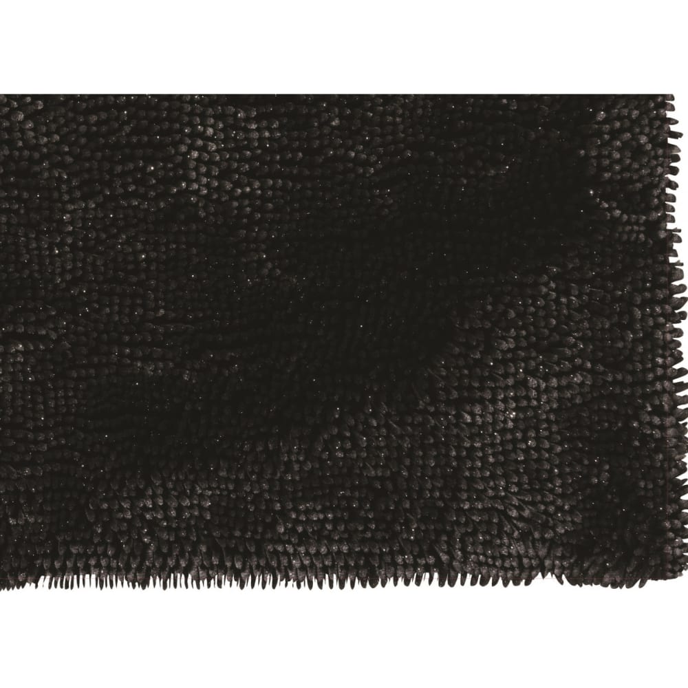 Tapis de bain chenille fil argenté antidérapant moelleux 60x120cm — vue 4