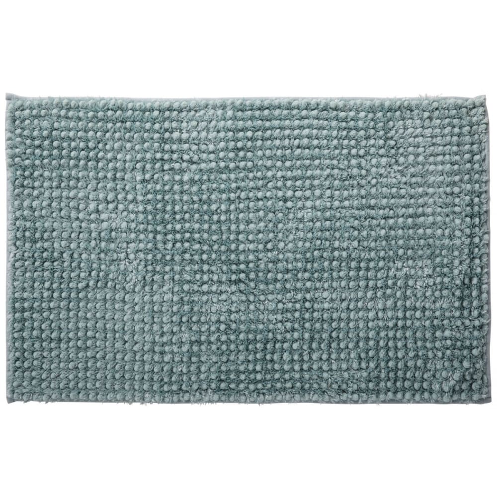 Guy Levasseur Tapis de bain chenille 50x80 en polyester uni topaze 50x80cm style classique chic Bleu Certifié Oeko-Tex Pes - Polyester