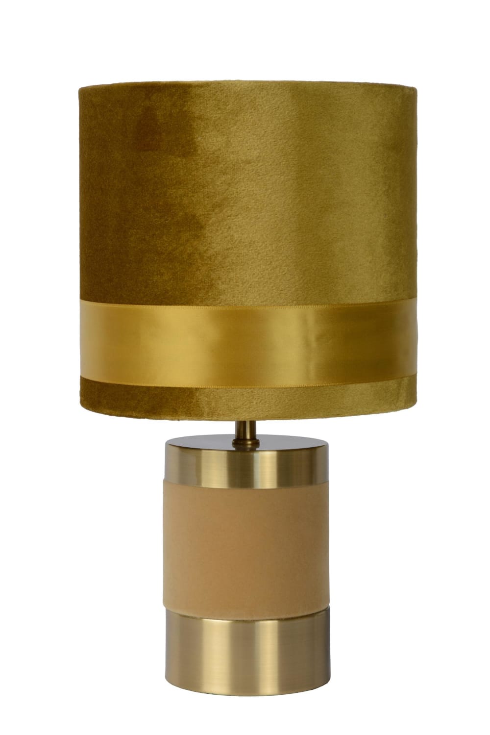 Lámpara de mesa de metal 1xe14, amarillo - Maisons du Monde