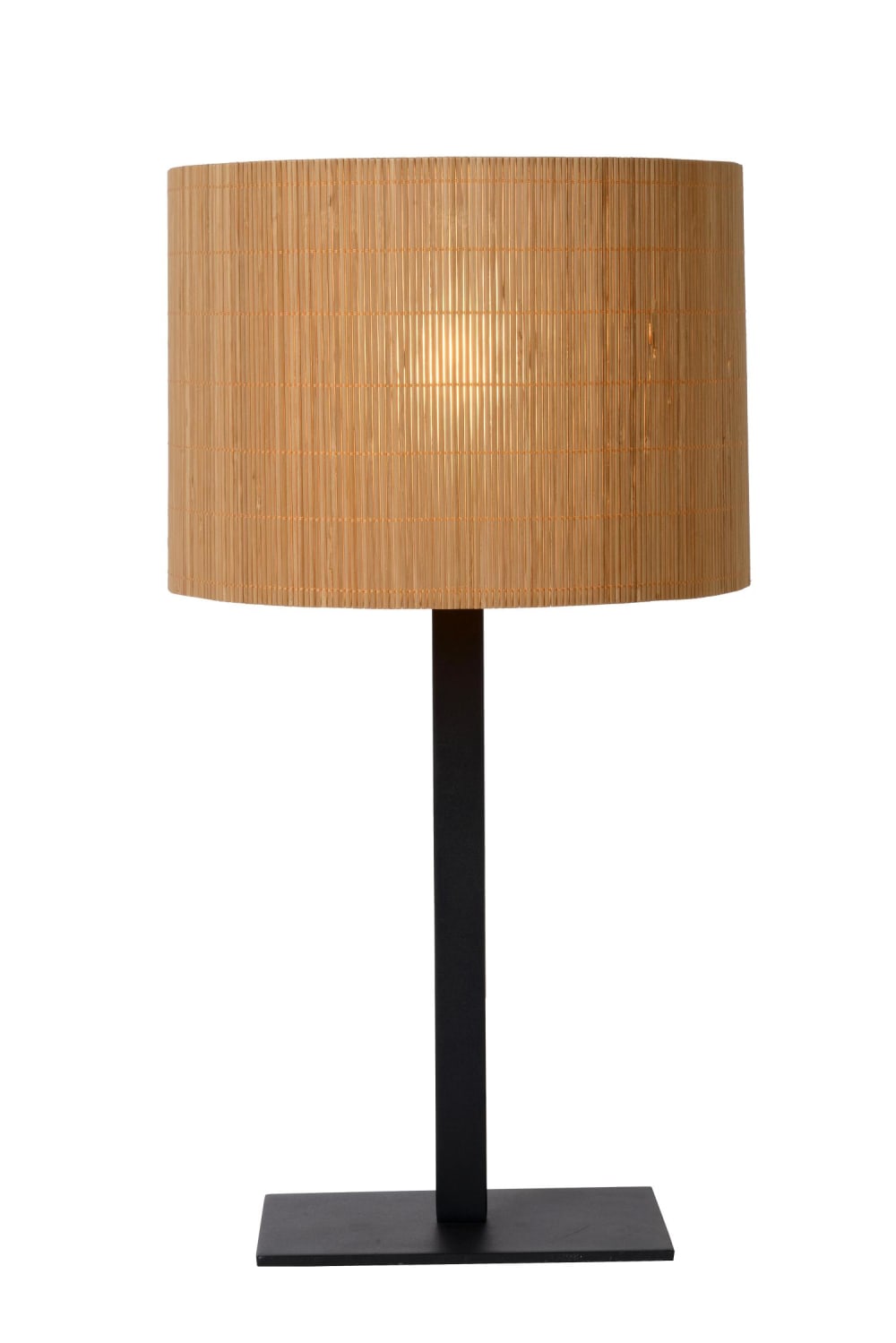 Lucide Lampe de table en bois style contemporain Multicolore Bambou
