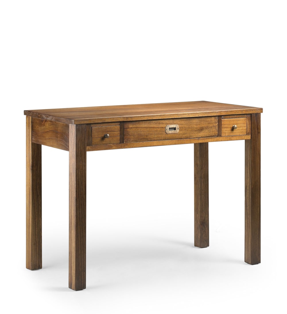 bureau en bois marron