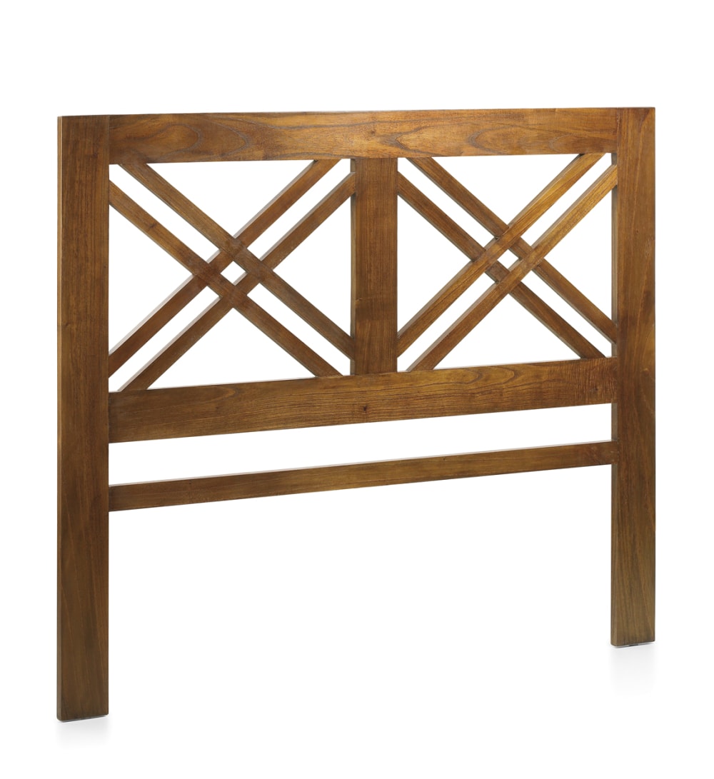 Tête de lit en bois marron L 165 cm