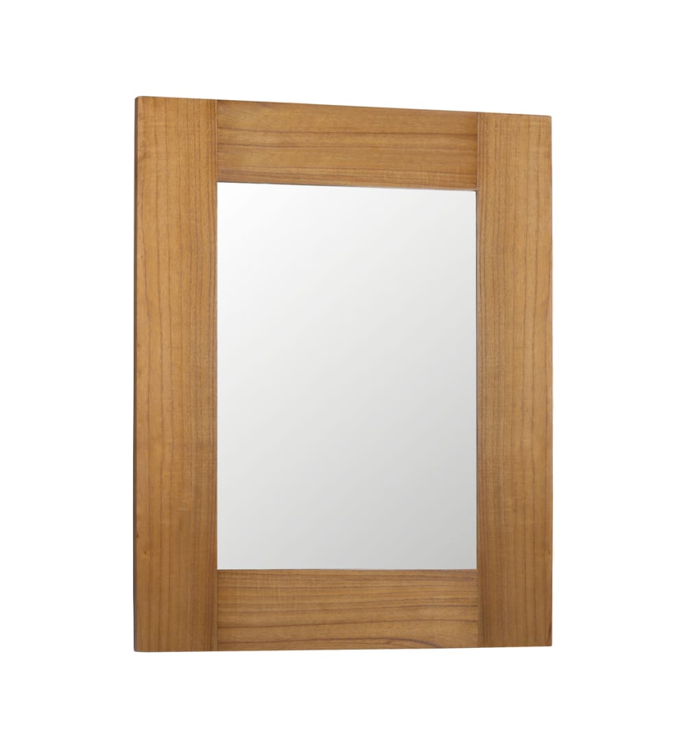 Miroir en bois marron L100