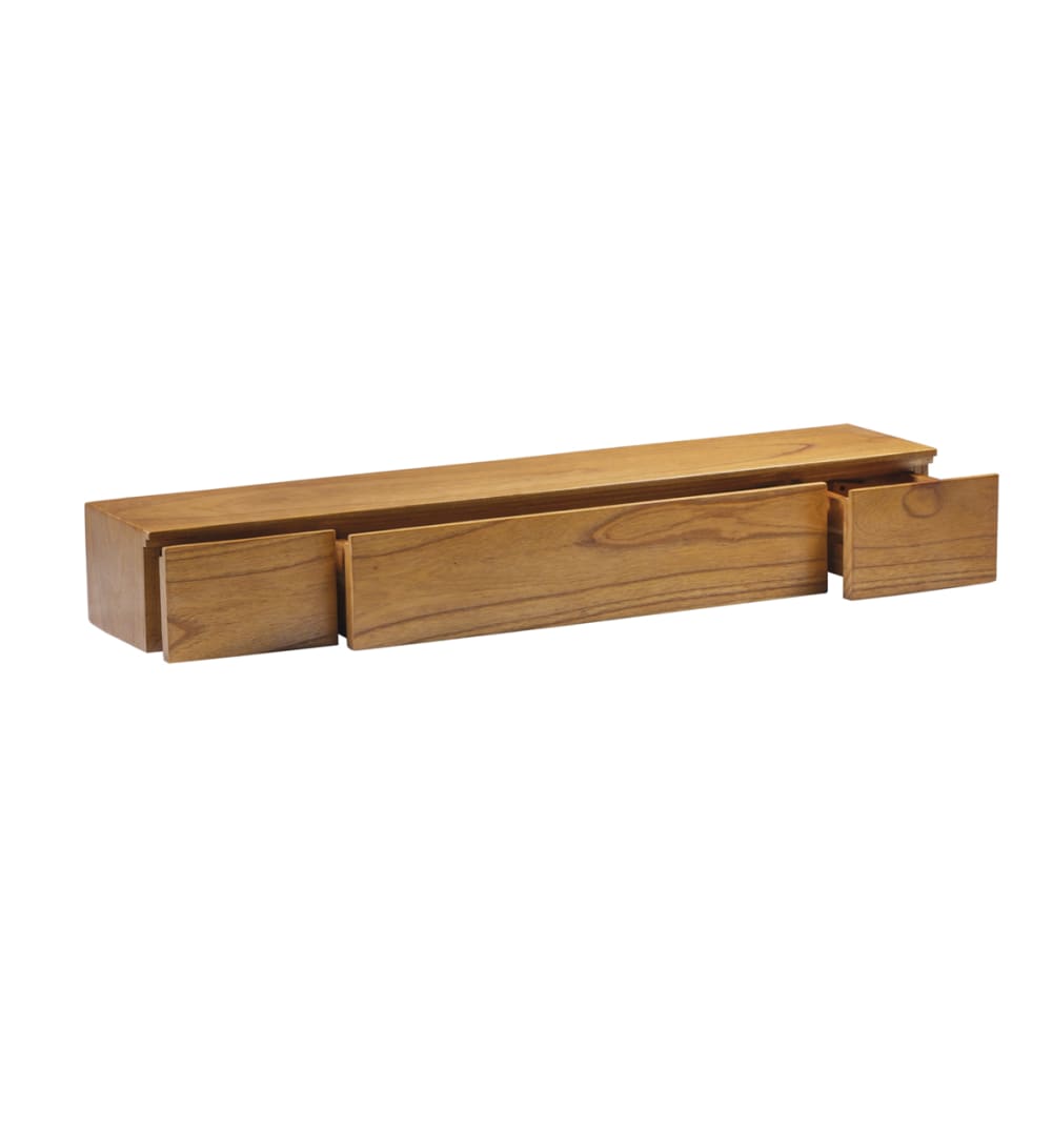 Scaffale da parete in legno marrone L 100 cm - MOYCOR