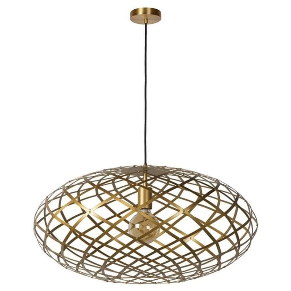 Lámpara de techo en metal latón diám:65cm