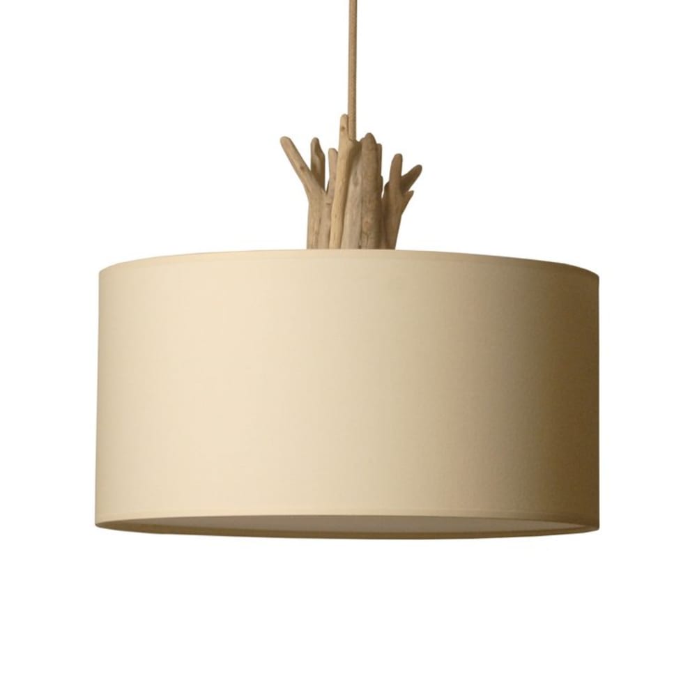 Suspension en bois recyclé blanc cassé - Maisons du Monde