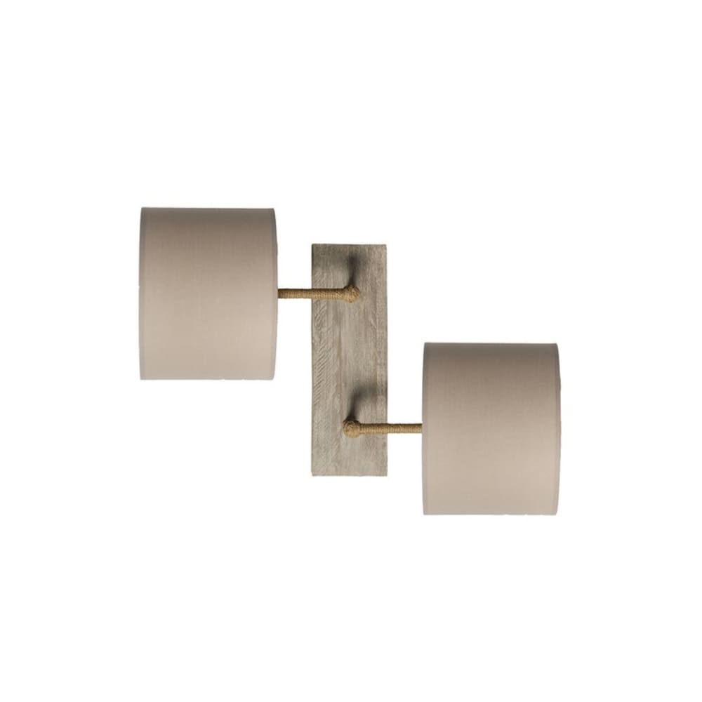 Applique murale en bois taupe