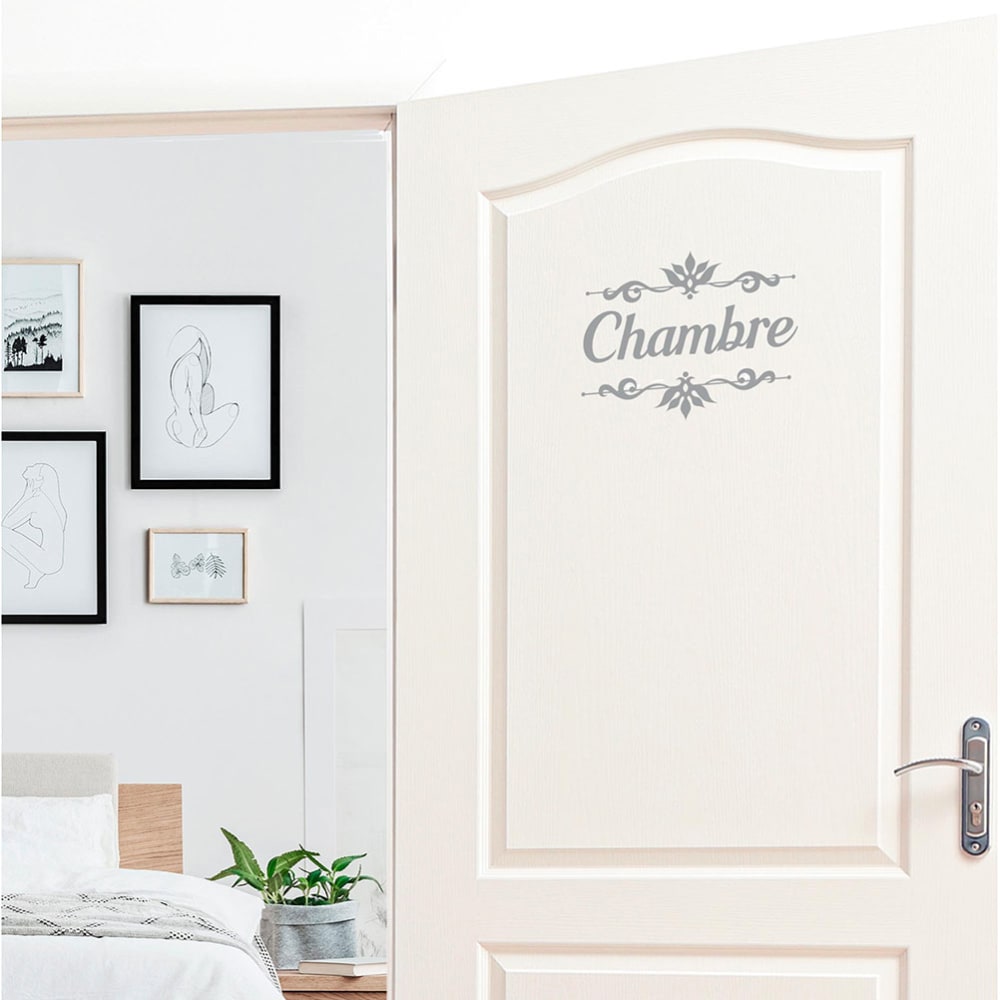 Sticker décoratif de porte L19cm - Maisons du Monde