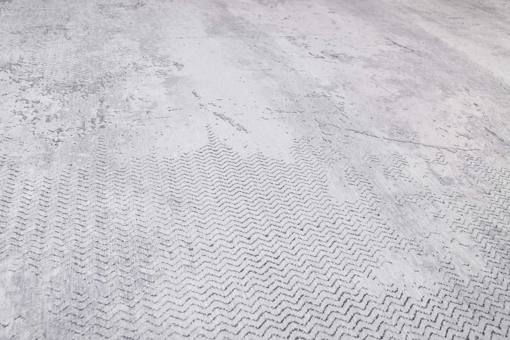 Tapis plat inspiration vintage tons de gris 130x190 — vue 4