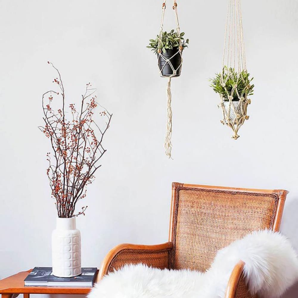 Autocollant mural suspensions plantes 65x30cm — vue 3