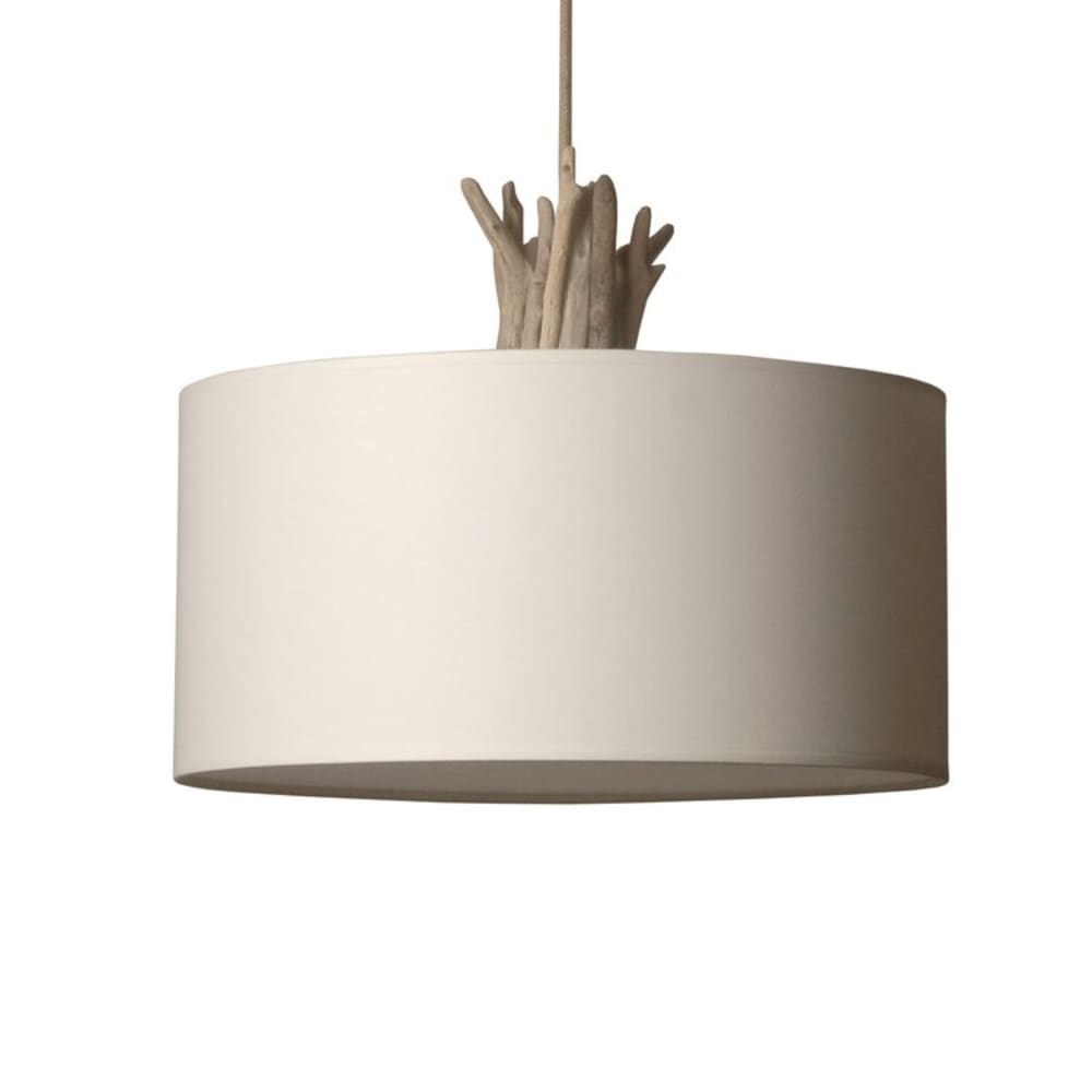 Suspension en bois recyclé blanc — vue 3