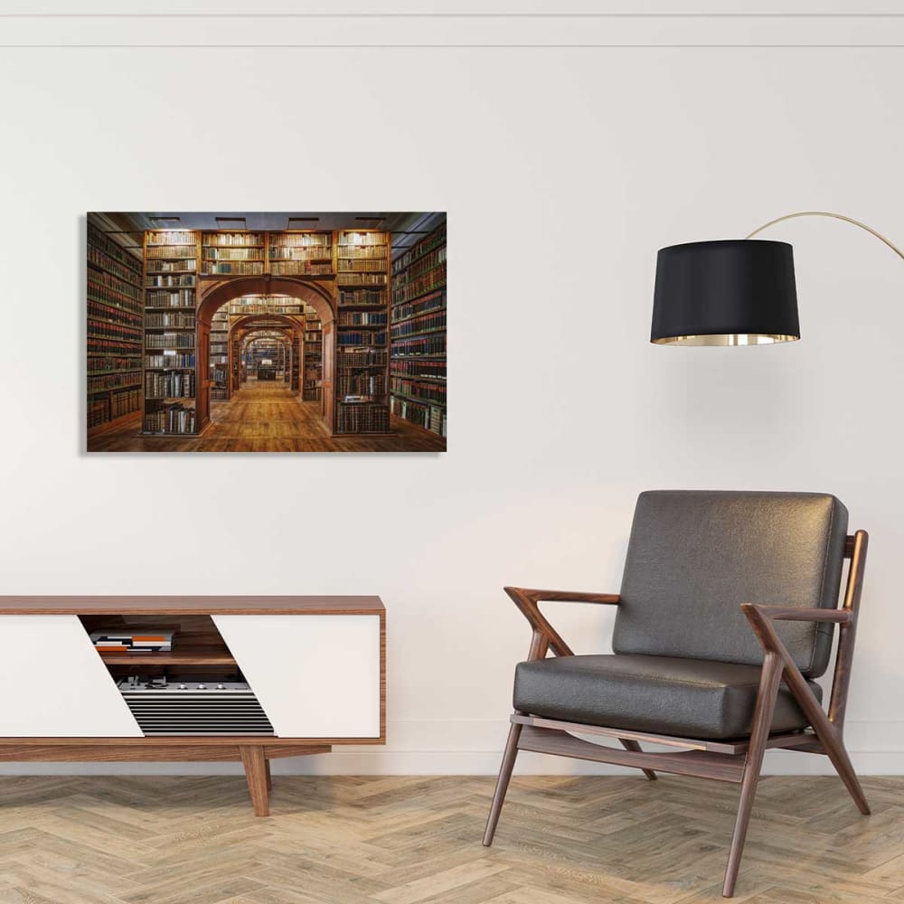 Tableau librairie des sciences toile imprimée 120x80 cm - Maisons du Monde