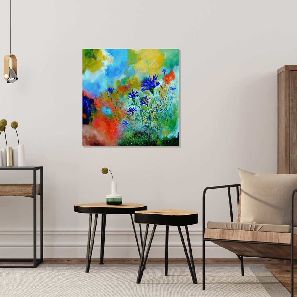 Cuadro "campo deacianos" impresión sobre lienzo 50x50cm - Maisons du Monde