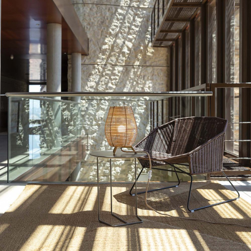 Éclairage Led nomade rotin - Maisons du Monde