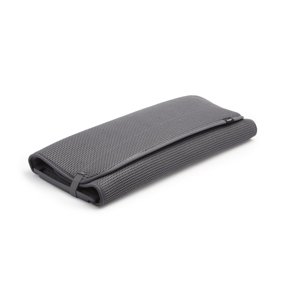 Tapis égouttoir à vaisselle en microfibre gris anthacite 61x46cm - Maisons du Monde