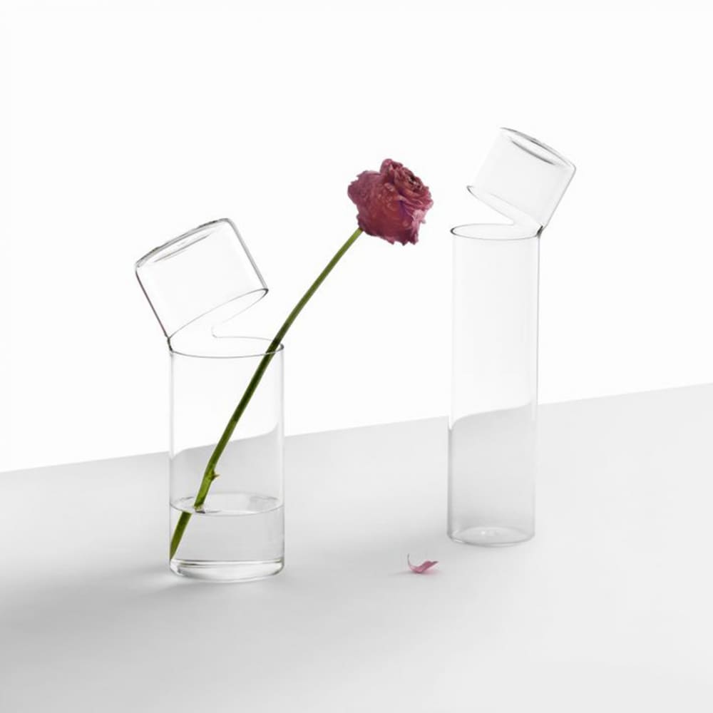 Vase en verre Attesa H31cm - Maisons du Monde
