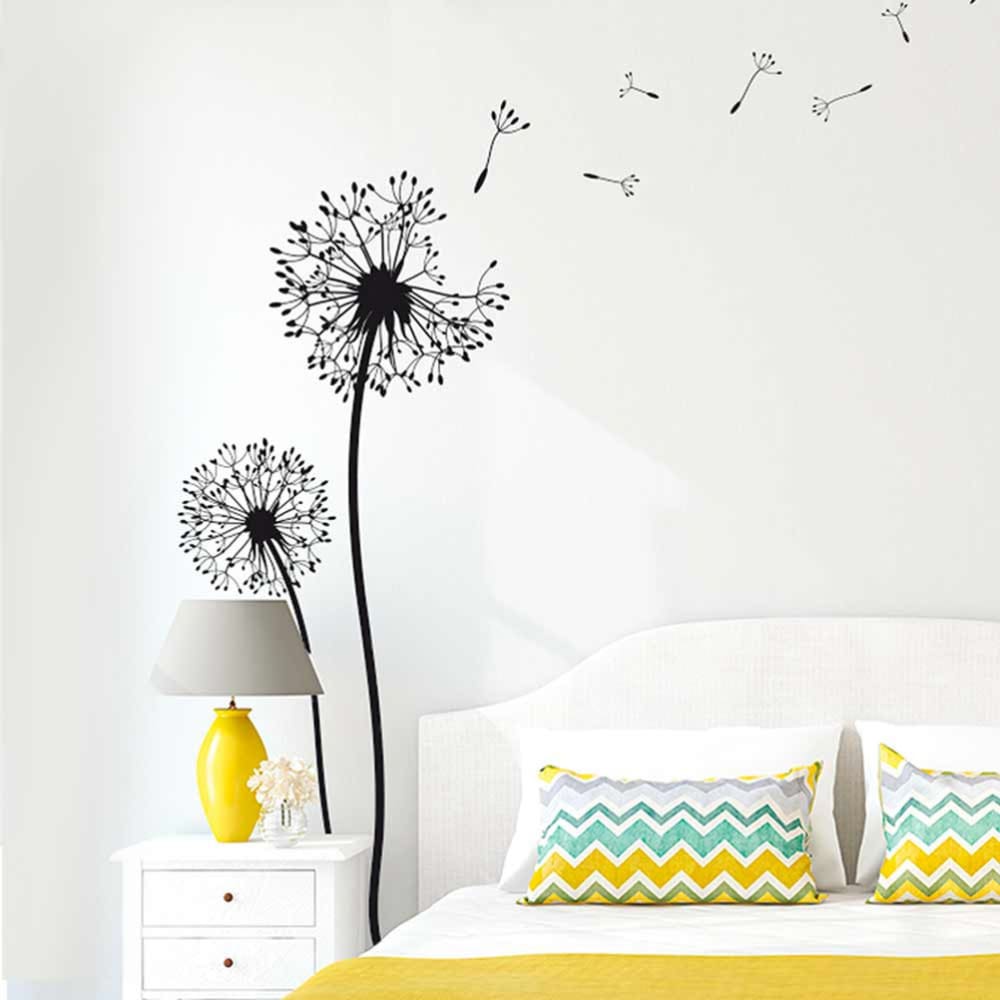 Autocollant mural pissenlit H130cm - Maisons du Monde
