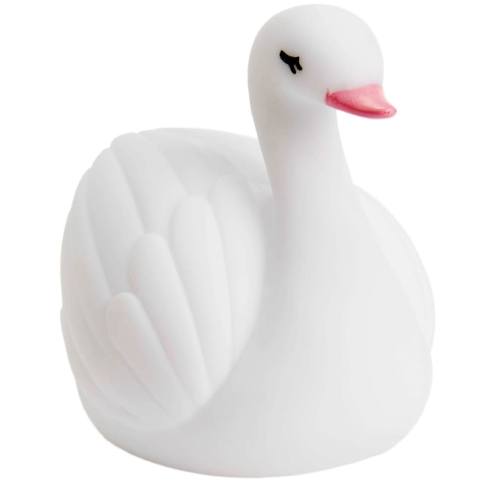 AMADEUS Veilleuse en forme de Cygne - led Pvc Hauteur 8.5 cm - Largeur 8.5 cm - Profondeur 7 cm Veilleuse en forme de Cygne - led