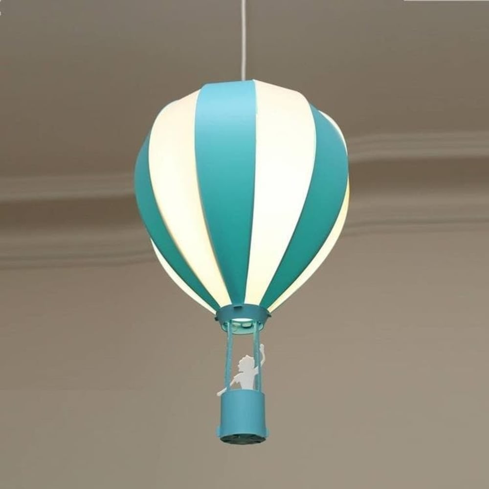 Suspension enfants Montgolfière Bleue 46cm (R&M Coudert) - Image 2