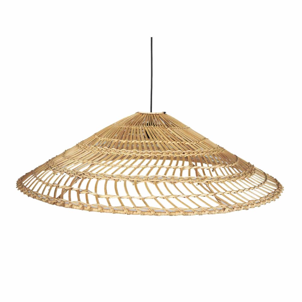 Suspension ajouré en rotin 80x26