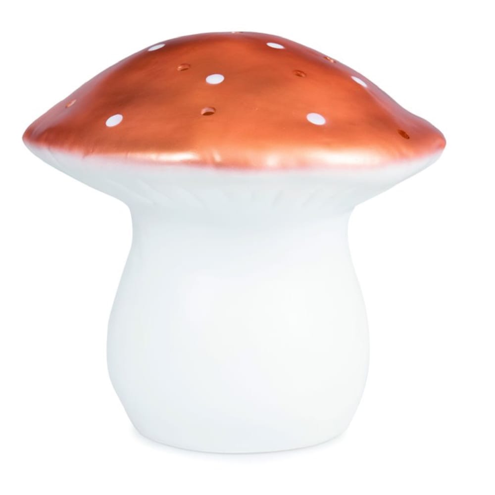 Egmont Toys Lampe à poser / veilleuse LED grand champignon H30cm Cuivre Pc - Polycarbonate - 0x30x0cm