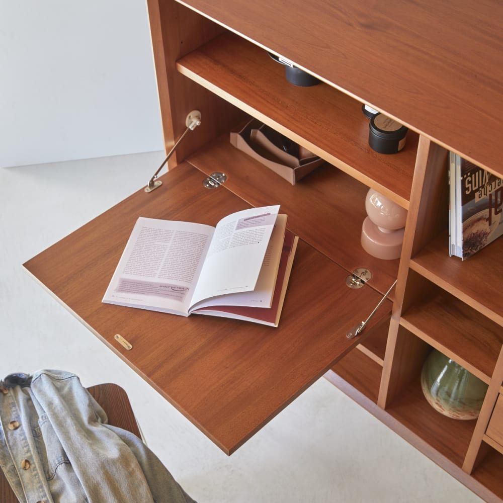 Buffet aus massivem Mahagoniholz 130 cm - Maisons Du Monde