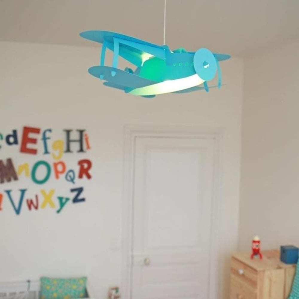 Suspension enfants Avion Bleu 50cm (R&M Coudert) - Image 3