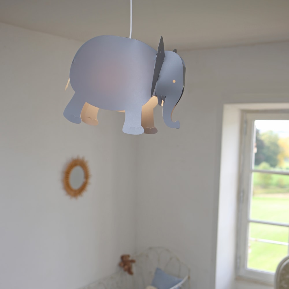 Suspension enfants Éléphant Gris 33cm (R&M Coudert) - Image 3