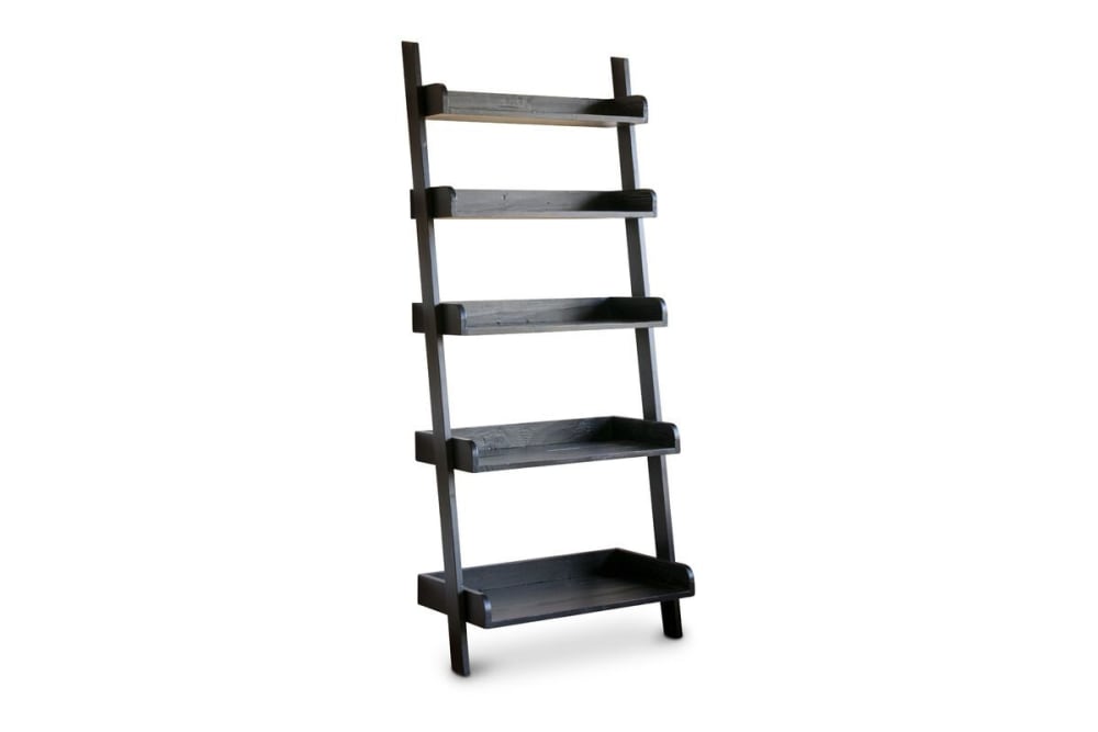 PIB Librería de escalera de madera